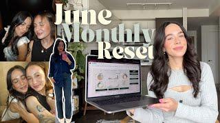 JUNE MONTHLY RESET  May spending, budget with me, goal setting, favorites