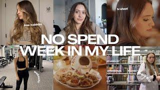 NO SPEND WEEK CHALLENGE  essential spending ONLY, what I spent, affordable hobby ideas