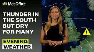 20/09/24 – Sunshine for many, cloudy northeast  – Evening Weather Forecast UK – Met Office Weather