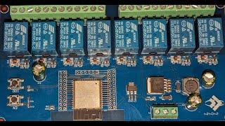 Install Tasmota onto an ESP32 8 Channel Relay Board