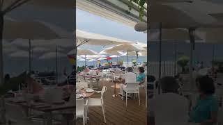 A very beautiful beach club, Le Galet in Nice, French Riviera