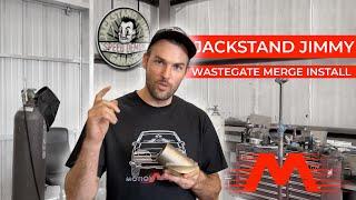 Jackstand Jimmy Installs and Talks Through the Wastegate Merge - How To Twin Turbo, Gate, Merge