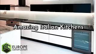 Italian Kitchens In San Diego.  European Cabinets for Kitchens and Bathrooms.