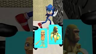HELP Sonic to Choose and Win The Stop Bedrock Wall #funny #sonic #trending #anime