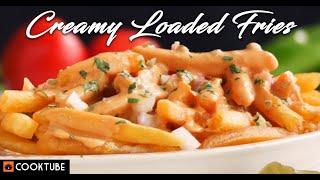 Creamy Loaded Fries Recipe | In-N-Out Style Fries Recipe | Cooktube