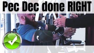 How to Properly Do  Pec Dec Flyes for Maximum Chest Development