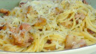 Easy DELICIOUS Italian PASTA -CARBONARA! Quick Guide