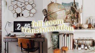 FALL ROOM MAKEOVER  Easy DIY Ideas + Room Tour! // Imdrewscott