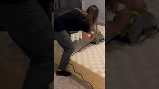 Old Mattress Repurpose idea. How I Built this is on my channel #sustainable #repurposed #diyideas