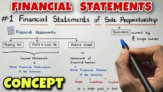 #1 Financial Statements - Concept - Easiest Way - Class 11 - By Saheb Academy