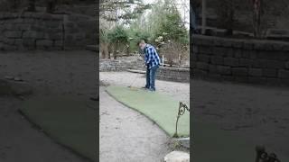 This Shot is the Best You’ll Ever See  #minigolf #minigolfing #holeinone #fun #golf