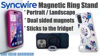 Syncwire Magnetic Ring Stand: Adjustable Angles * Super Strong Magnets * Even Sticks to the Fridge!