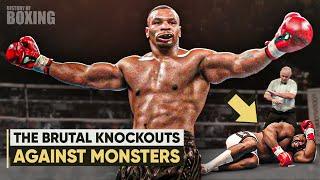 Mike Tyson - The Most Brutal Knockout Against Monsters! Unforgettable Knockouts in Boxing History