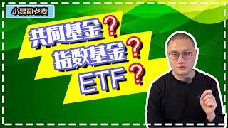 投资理财 基础知识 共同基金 (Mutual Fund) 指数基金 (Index Fund)和ETF (Exchange Traded Fund) 的区别和特点? 学会该怎么选择