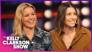Elizabeth Banks & Jessica Biel Swapped Boy Mom Hacks On 'The Better Sister'