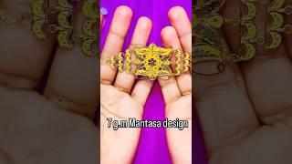 7 g.m mantasa design #youtube #gold #goldstudsearringsdesigns2023 #youtubeshorts #golddesign