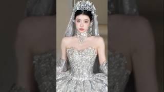 Who understands the aesthetic point of wedding dress? | Wedding Gown | #bridalstyle #beautiful #gown