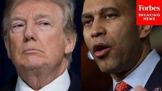 Hakeem Jeffries Blasts Donald Trump For Inviting Laura Loomer To 9/11 Ceremonies In New York