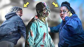 Zombie Scare Prank In The Hood