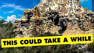 The Matterhorn is complicated | Disneyland construction 2025/06/13