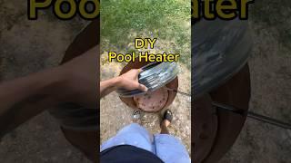 Not your typical solar pool heater. #poolheating #swimmingpool #poolheater #diyprojects #diyhome