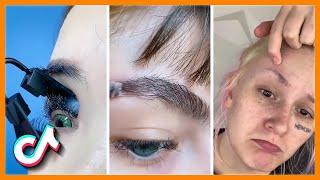 Eyebrows Transformation Tik Tok Compilation | Tattooed Eyebrows November