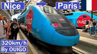  FROM NICE TO PARIS BY OUIGO HIGH SPEED TRAIN【4K】