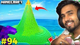 TECHNO GAMERZ BUILT THE BIGGEST EMERALD VOLCANO IN MINECRAFT I TECHNO GAMERZ I UJJWAL GAMING