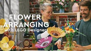 LEGO Wildflower Bouquet | Flower arranging with LEGO Designers