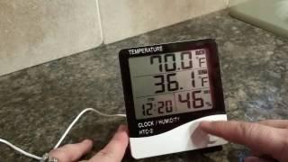 Digital Hygrometer Indoor Humidity Meter and Temperature Monitor