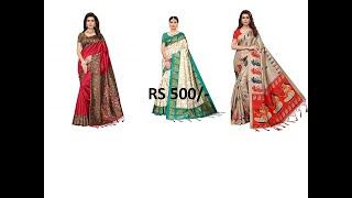 Amazon Sarees Below 500 / Amazon Sarees