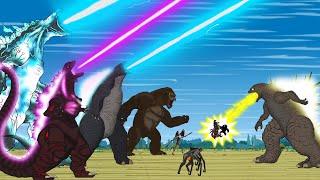 Rescue TEAM Godzilla & KONG From GODZILLA MINUS ONE: Who Will Win | Godzilla Cartoon Movies