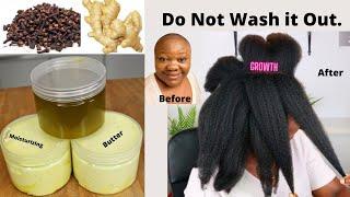 Ginger & Cloves Butter For Unstoppable Growth/ Do Not Wash It Out/ Use It 3 Times a Week to WOW You.