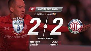 2-2 Resumen Pachuca Vs Toluca J10 Apertura 2017