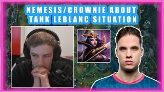 Nemesis and Crownie About TANK LEBLANC Situation 