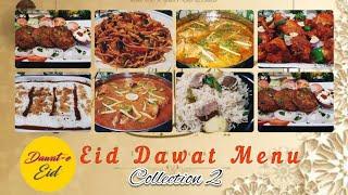 Eid Dawat Menu Collection 2 By Cook With Hina Butt #eid #dawat #tastyrecipes