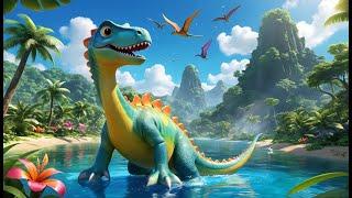 Row Row Your Dinosaur | Fun Nursery Rhyme for Kids | Sing-Along Song