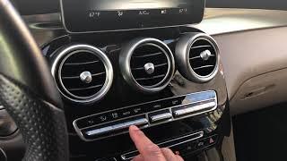 REAR WINDOW DEFROST BUTTON  - Mercedes-Benz GLC-Class - HOW TO