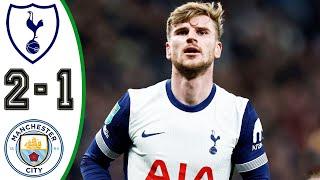 Tottenham vs Manchester City 2-1 Highlights & All Goals 2024 HD