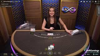 Evolution Gaming - Infinite Blackjack - Gameplay Demo