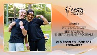 Old People's Home For Teenagers wins AACTA Award for Best Factual Entertainment Program