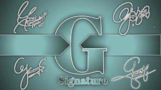 G signature style | Signature Ideas of your name | Signature Tutorial