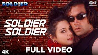 Soldier Soldier Meethi Baatein Bolkar | Bobby Deol, Preity Zinta | Kumar Sanu, Alka Yagnik | Soldier