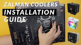 How to Install Zalman CPU Coolers - Bracket Installation Guide