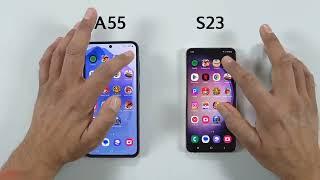 Samsung Galaxy A55 5G vs Samsung Galaxy S23 Speed Test