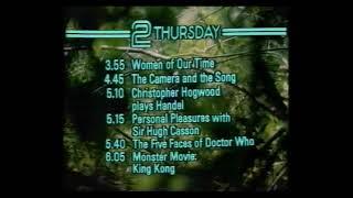 BBC2 Continuity | 18th November 1981