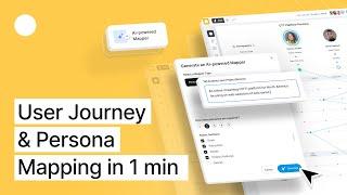 AI Mapper for UX | Make Customer Journey, Behavioral, and Persona Mapping in Minutes