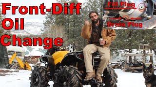 How-To Change Front Diff Fluid in Can-Am Renegade or Outlander (By The Book)