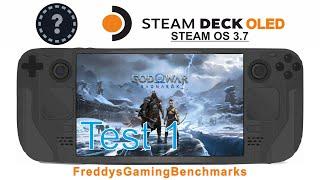 God of War Ragnarök on Steam Deck OLED with Steam OS 3.7