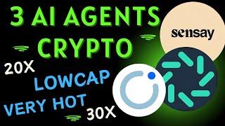 3 Ai AGENTS CRYPTO ( LOWCAP) : HOT Crypto for HOT Narrative ! OORT $OORT SENSAY $SNSY OCTAVIA $VIA